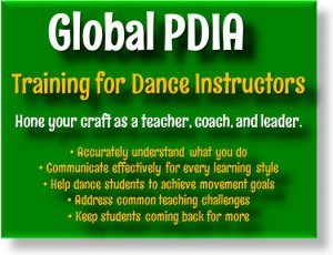 Global PDIA West Coast Swing Instructor Training